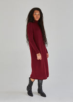 100% Cashmere Long Turtleneck Dress