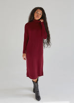 100% Cashmere Long Turtleneck Dress