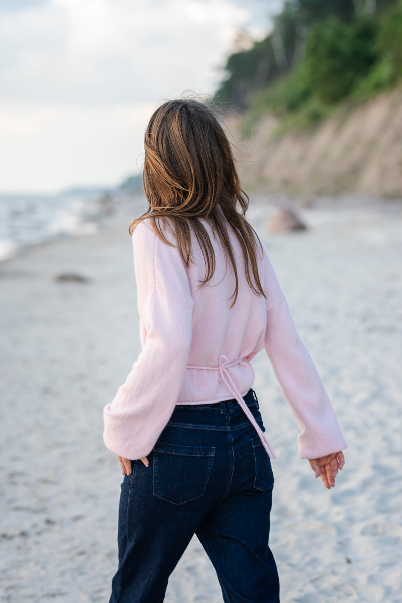100% Cashmere Wrap Cardigan