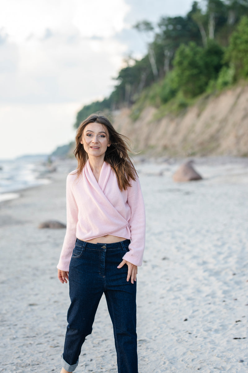100% Cashmere Wrap Cardigan