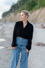100% Cashmere Wrap Cardigan