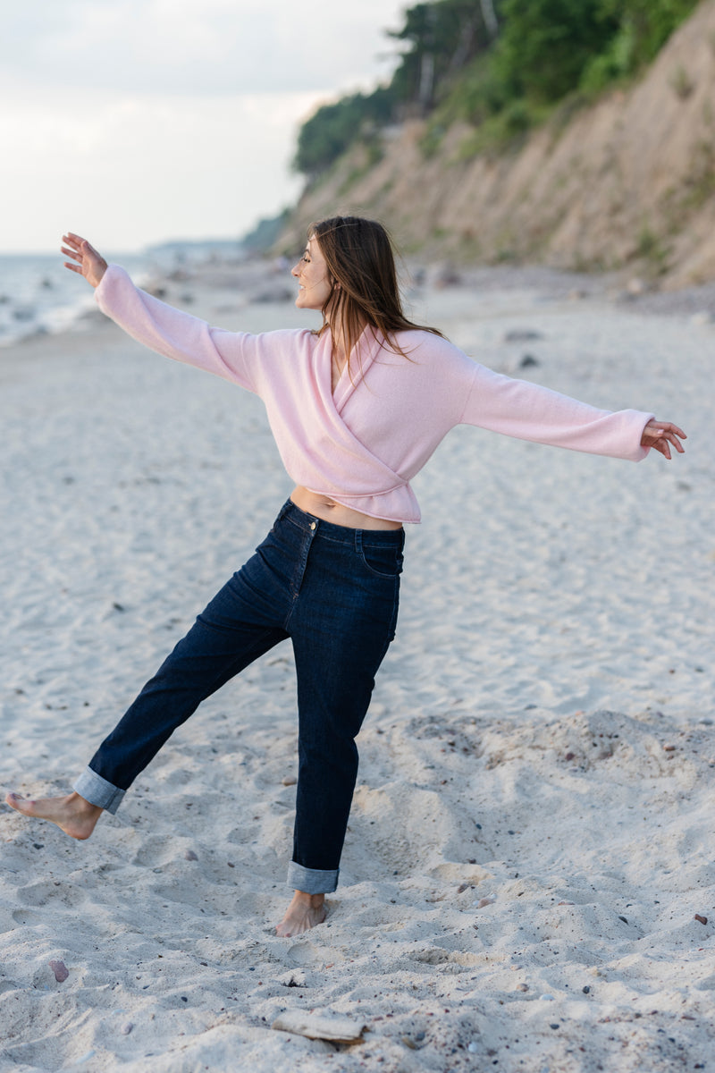 100% Cashmere Wrap Cardigan