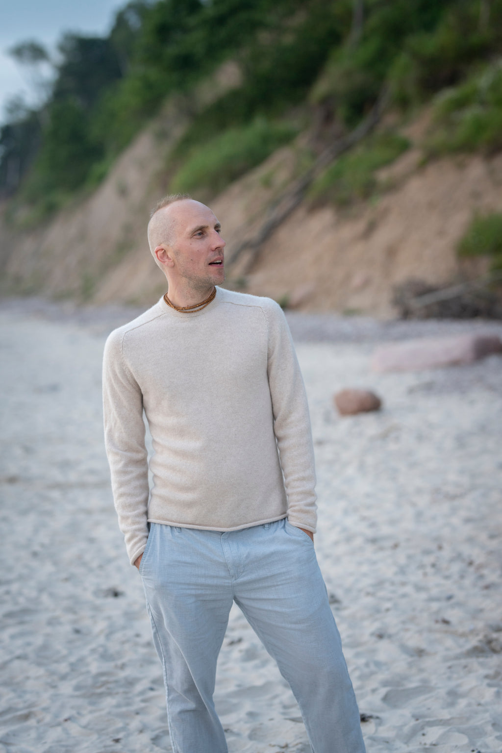 100% Cashmere Sweater for Men