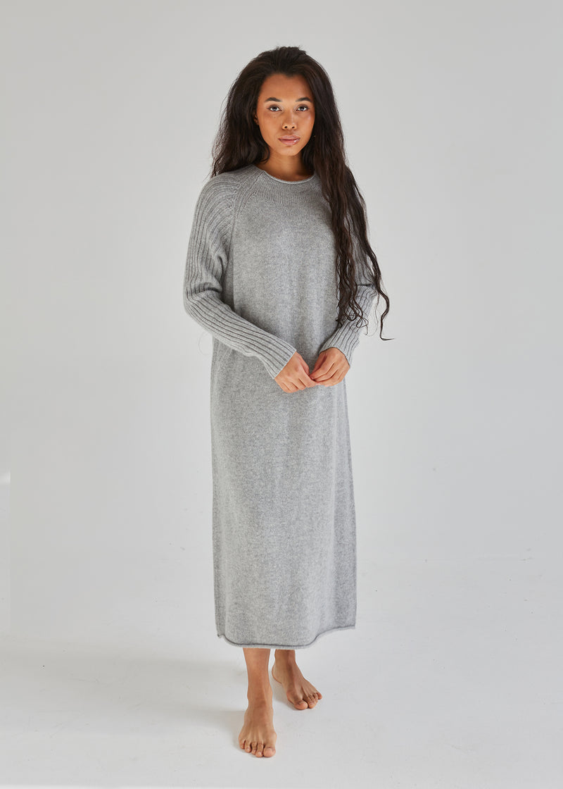 Cashmere and Wool Long Dress for Woman – trikicashmere
