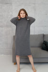 Cashmere and wool Turtleneck Dress for Woman