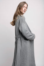 100% Cashmere Long Cardigan with Pockets