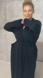 Cashmere and Wool Robe with Pockets