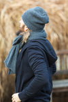 100% Cashmere Slouchy Hat for Men