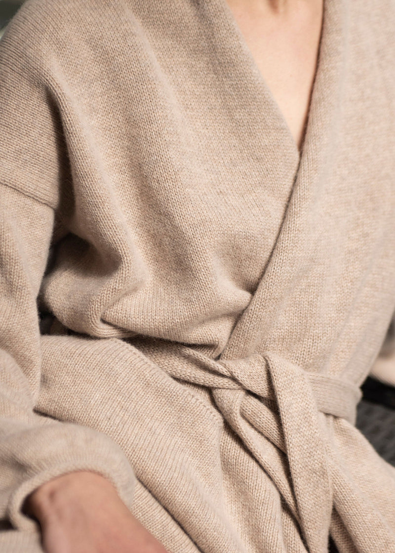 Reversible Cashmere Robe 100% Cashmere Robe – trikicashmere